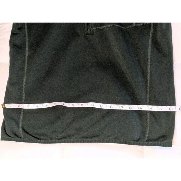 ​The North Face Summit Series 1/4 Zip Fleece Pullover Green Men's Medium Pocket - Picture 7 of 10